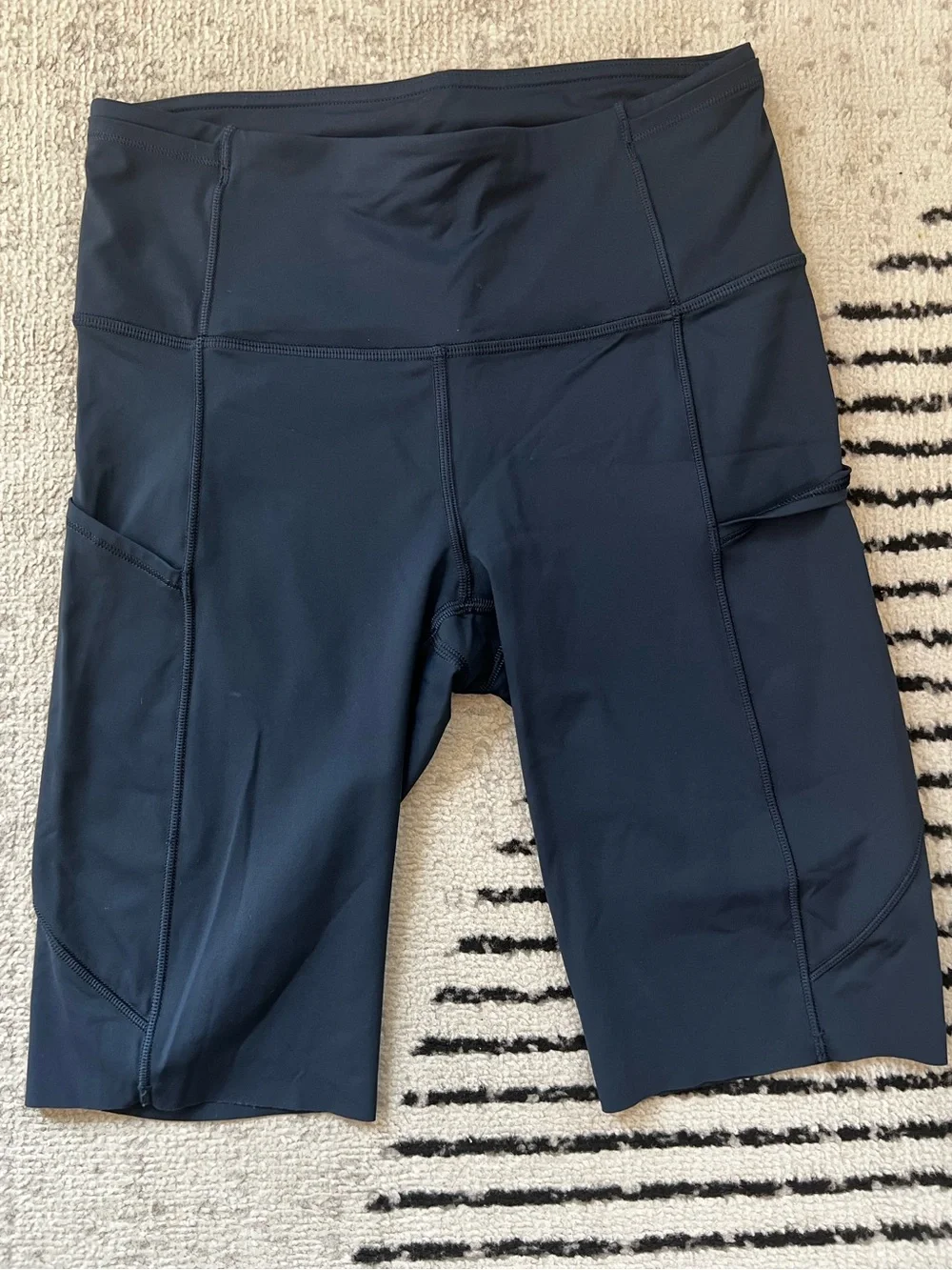 lululemon navy color Athletic performance shorts
